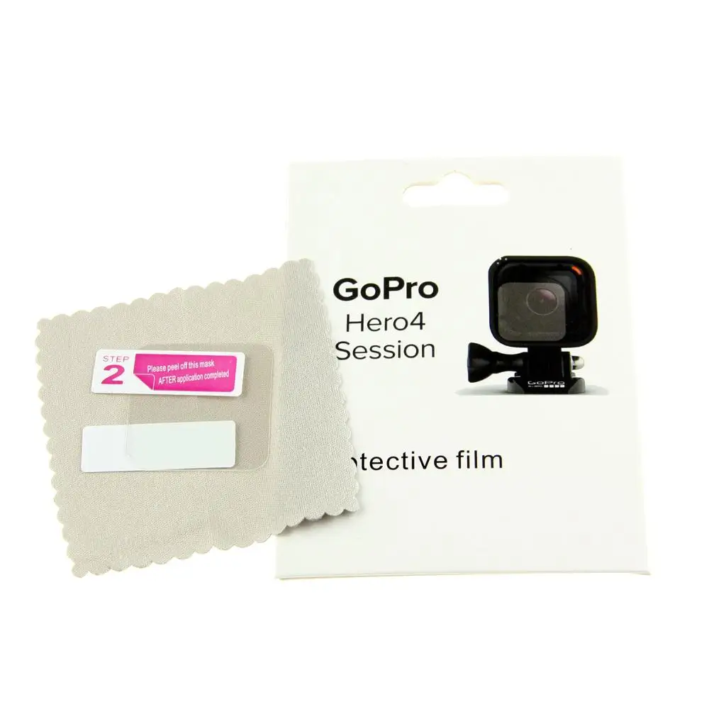 Ultra Clear Стекло объектив Go Pro 4 сеанса протектор Плёнки для GoPro Hero Экран | Электроника