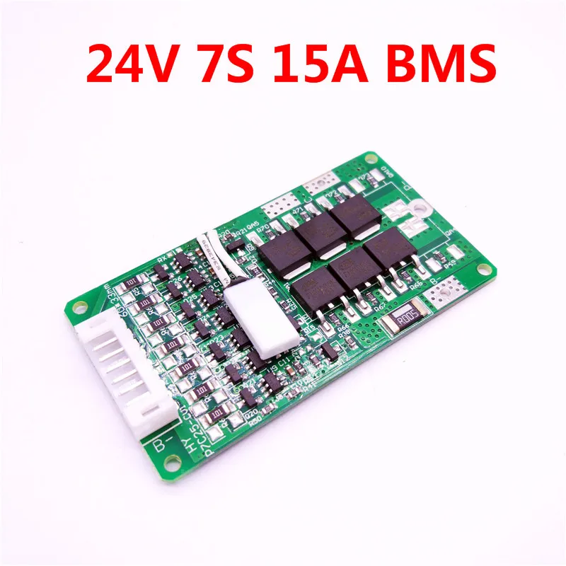 Батарея для мотоцикла 7 S 24 V BMS 15A v литиевая батарея электрического велосипеда 8Ah