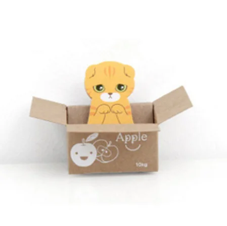 30 листов/Набор Kawaii Cat блокнот для записей Липкие заметки милый бумажный планировщик для скрапбукинга наклейки канцелярские товары школьные принадлежности