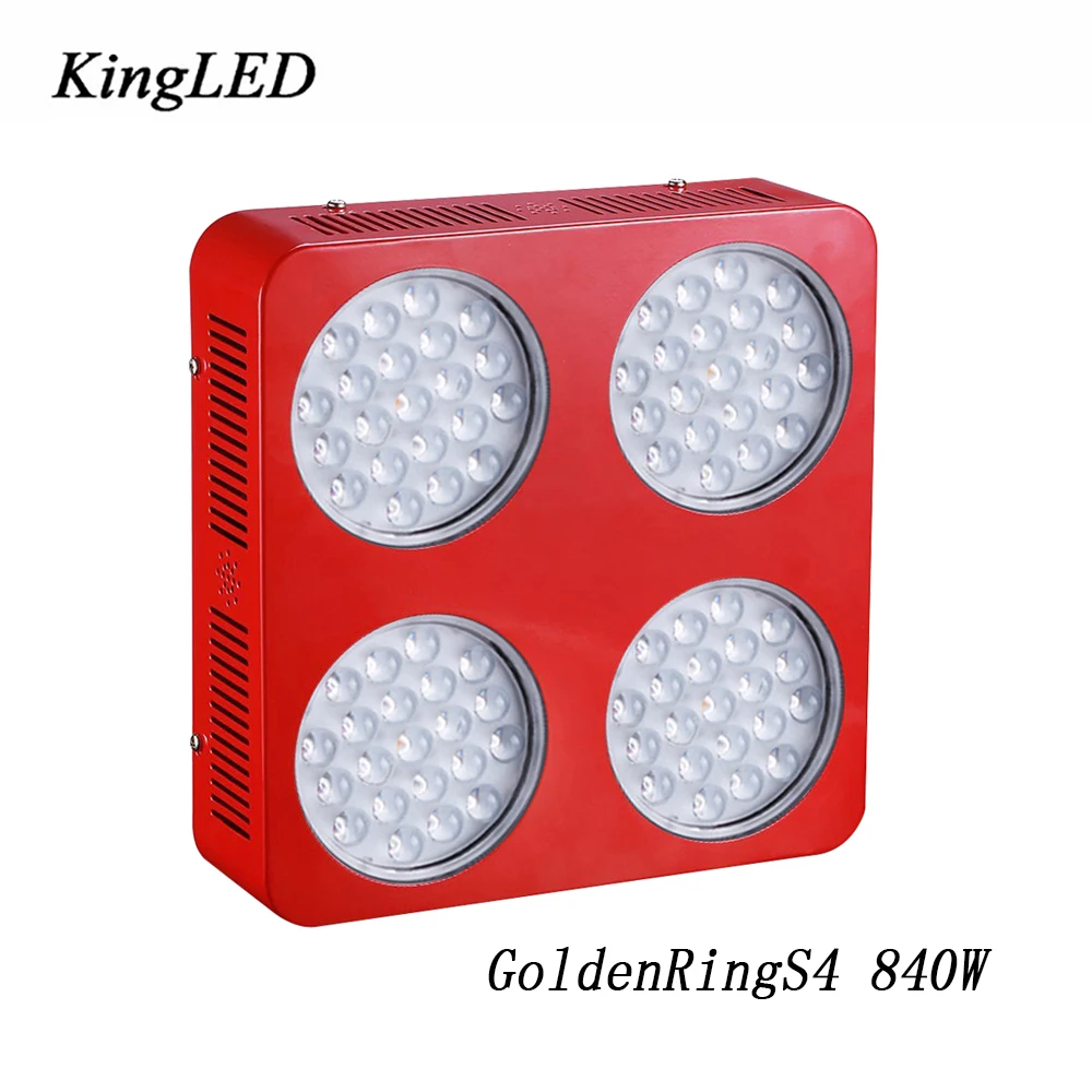 GoldenRing S4 840W Double Chips Full Spectrum LED Grow Light 380-730nm Fast For vegetable and Plants Growing Flowering |