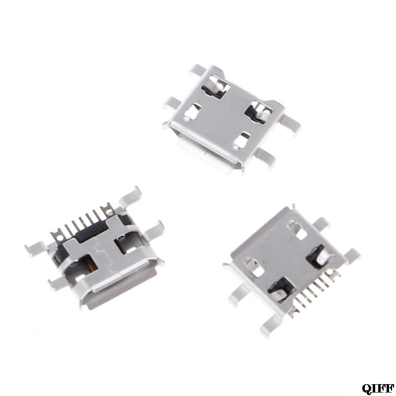 10 шт. Micro USB Type B гнездовой разъем 5Pin 0 72 мм для зарядки телефона планшета