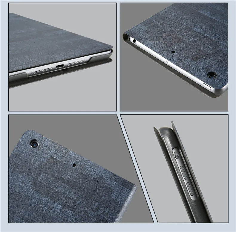 Чехол для iPad Mini 4 Funda Rock Stone Skin Ультратонкий чехол планшета из искусственной кожи с