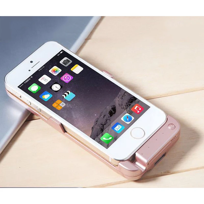 4200 мАч Внешний аккумулятор запасное зарядное устройство чехол для iPhone 5 5S SE