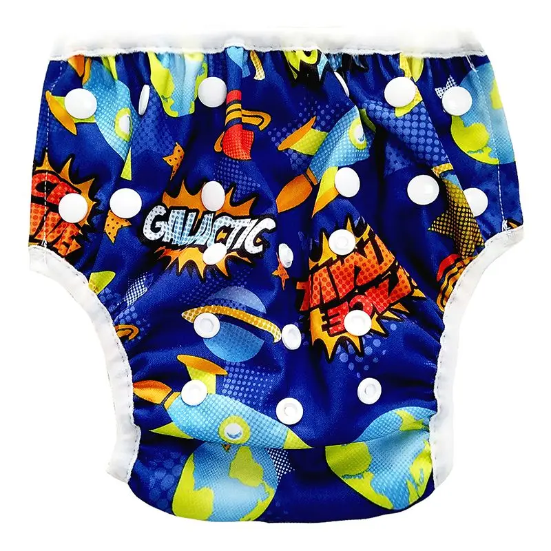 Baby Swimming Shorts Fashion Print Newborn Boy Girl Animal Print Adjustable Waterproof Swimwear Cute Baby Boy Girl Shorts - Цвет: 12