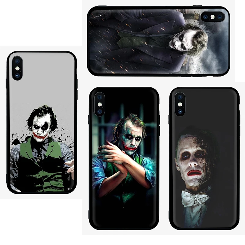 Хит Ledger Джокер мягкий силиконовый телефон чехол для iPhone 5 5S SE 6 6s 7 8 Plus X XR XS 11 Pro Max