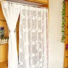 Выдвижная телескопическая пружинная сетчатая направляющая для штор из вуали Регулируемая Вешалка для обуви вешалка для одежды