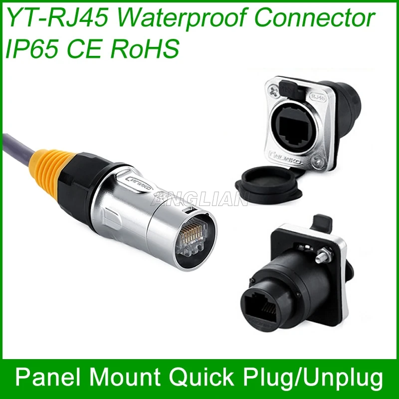 1 шт. водонепроницаемый Сетевой коннектор с разъемом RJ45|connector|cnlinkol connector |