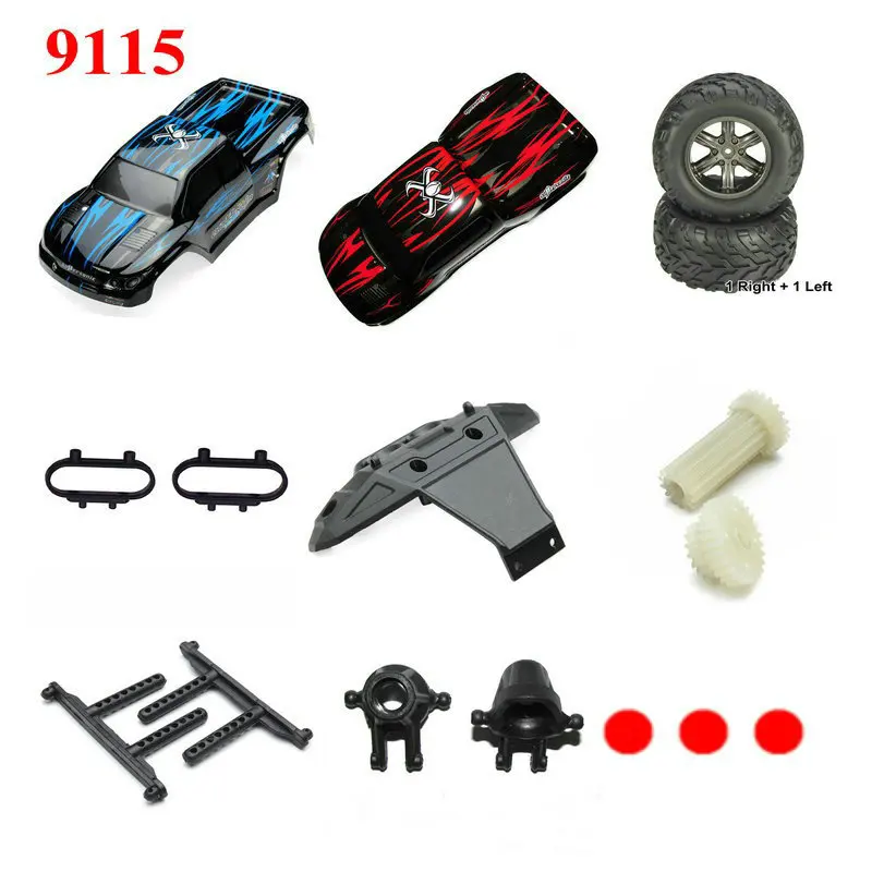 RC Car JY 9115 Monster Truck Запасные части основного мотора шины аккумулятор передатчик