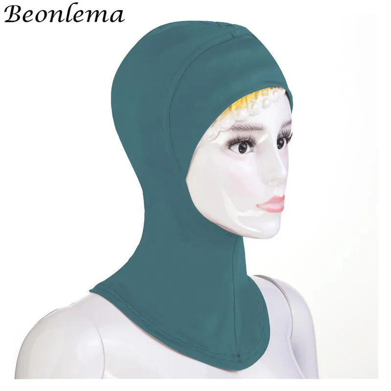 Beonlema Muslim Hijabs Bonnet Vrious Color Inner Turban Hidjab turbante Women Girl Islamic Hijab Head Wrap Modal Headcarf | Тематическая