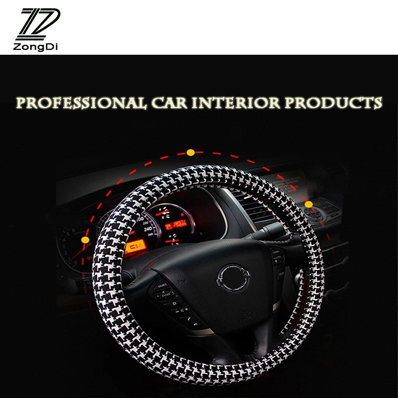 1X чехол рулевого колеса автомобиля для Citroen C4 C5 C3 Kia Rio K2 Cerato Sorento Ceed Opel Astra H J G Insignia