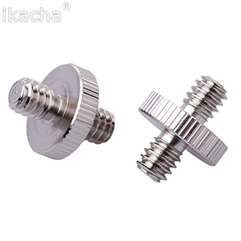 Хит продаж переходник с резьбового винта 1/4 &quotна 1/4&quot штекер для тренога камеры