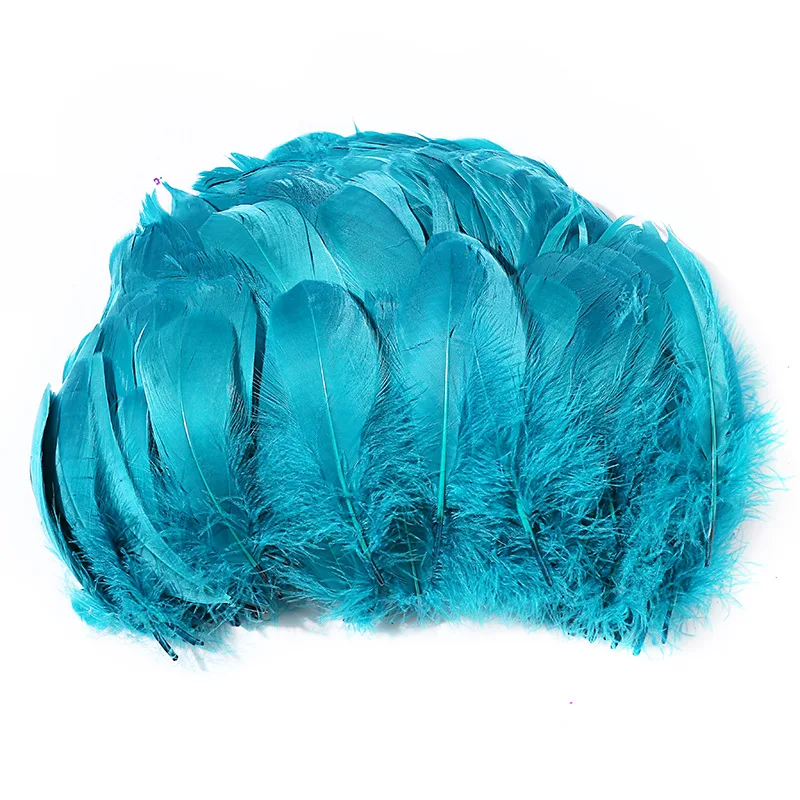 100PCS 18 Colors Dyed Natural Goose Feather Rainbow Balloon Fill Wedding Dress DIY Decorative Accessories 6-12cm | Дом и сад