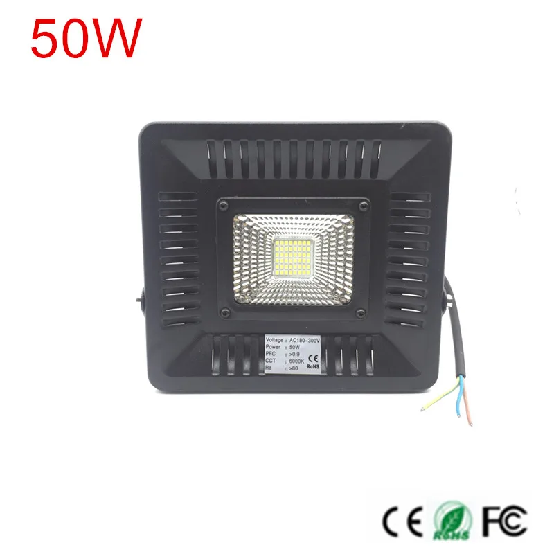 

1PCS IP65 Waterproof 50W LED Floodlight Spotlight lamp outdoor lighting Warm/Cold White Exterior wall lighting AC220V 230V 240V