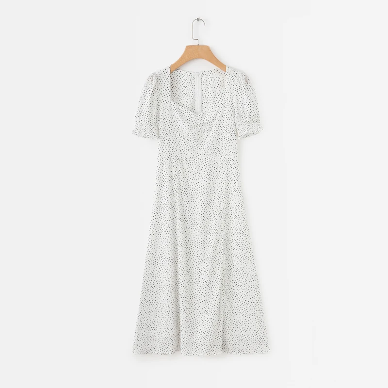 Летние винтажные вечерние платье квадратный воротник с оборками элегантное