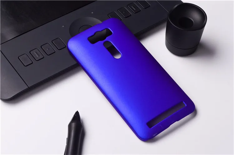 Цветной матовый чехол для Asus zenfone 2 laser ZE500KL Матовый Жесткий 5 дюймов с зыбучим