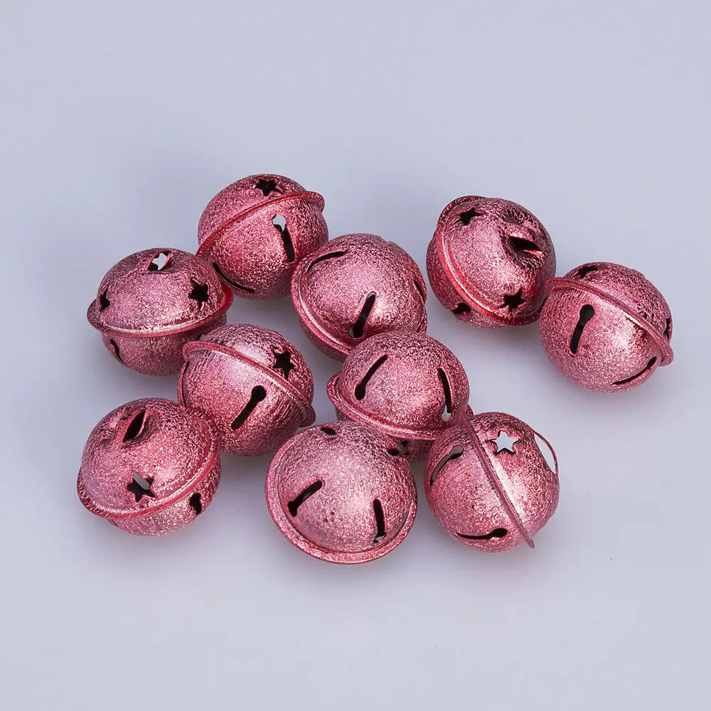 10 X Shiny Jingle Bells Pendant Christmas Decor Bag Charm Wind Chime 30mm Ball Ornaments | Дом и сад