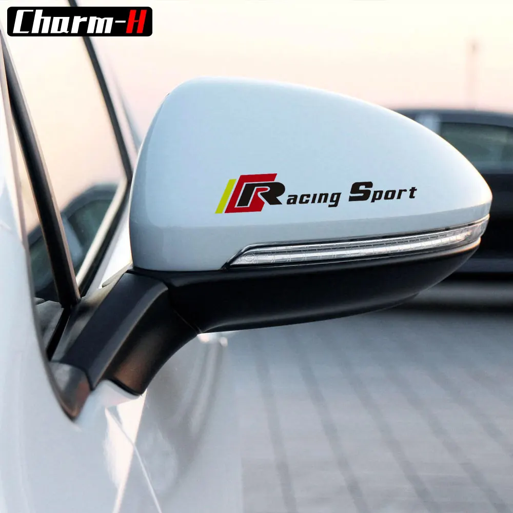 Боковое зеркало заднего вида Наклейка для Volkswagen Golf Polo 5 6 7 Tiguan CC Passat B5 B6 B7 Scirocco Bora MK4