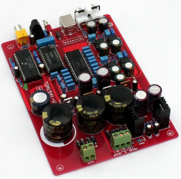 Усилитель мощности декодер TDA1541 NE5534 волоконный коаксиальный usb PCM2704 декодер плата