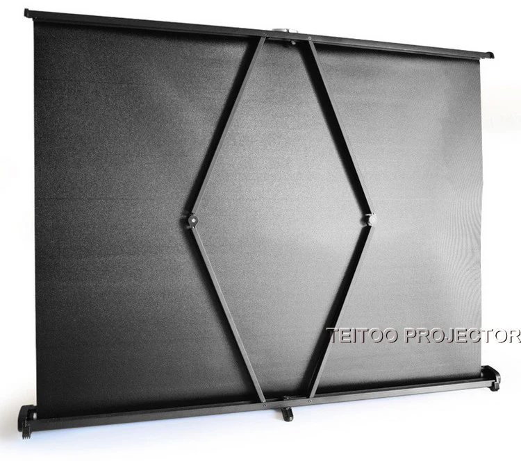 Портативный быстро складывающийся стол из белого пластика 40 дюймов 16:9 |