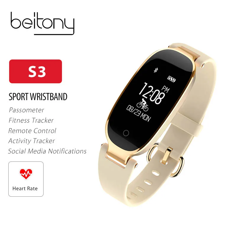 DAWO Smart Bracelet Heart Rate Sleep Tracker Fitness Wristband Women For Android IOS PK S2 | Электроника