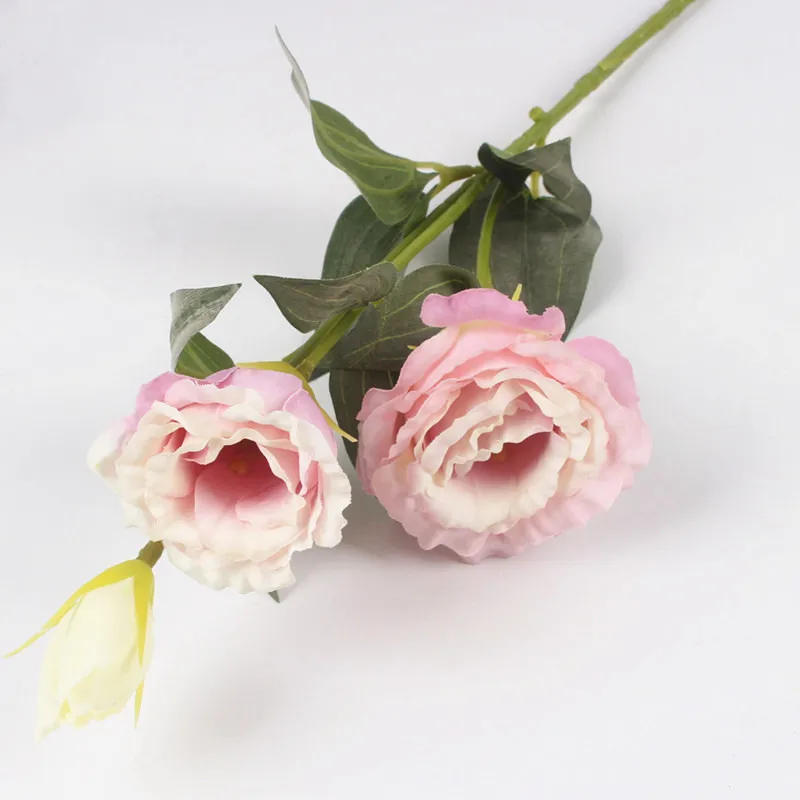 Искусственный букет из 3 букетов шелковые цветы искусственные листья для дома