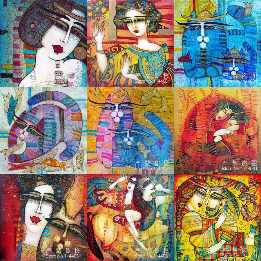 Абстрактная 5D Diy алмазная живопись наборы крестиков 3D Алмазная вышивка домашний