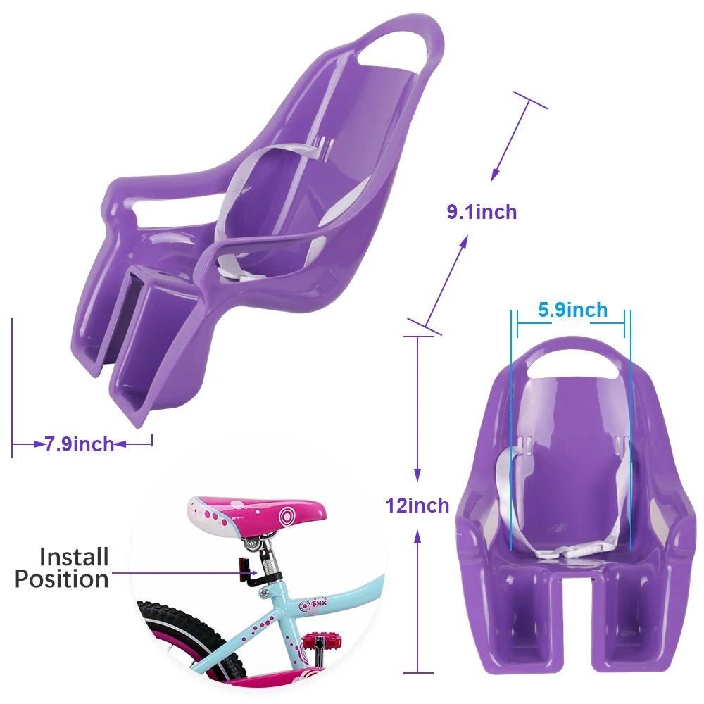 Drbike детское сидение для мотоцикла пост Кукольное сиденье с держателем для малыша велосипед с декоративными наклейками для себя детский велосипед детское сиденье кукла