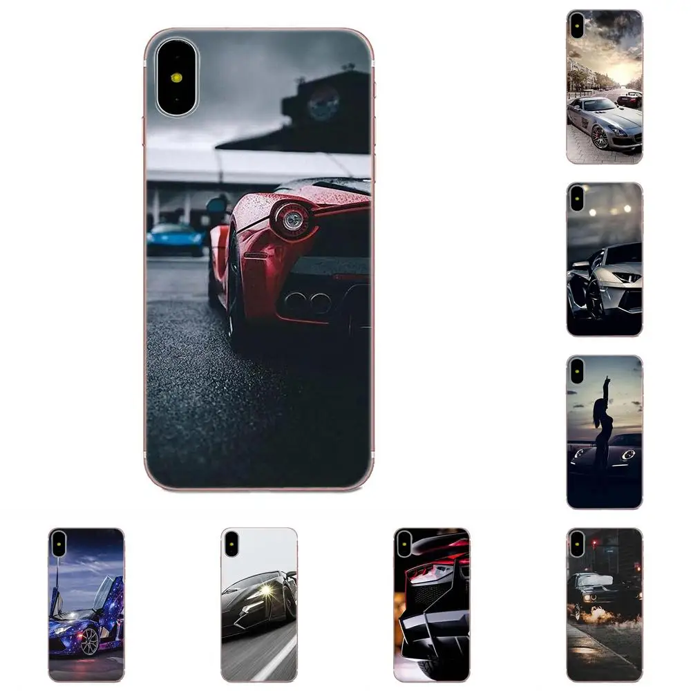 Супер Спортивная Автомобильная Мягкая коробка для звонков Apple iPhone 4 4S 5 5C 5S SE 6 6S 7 8