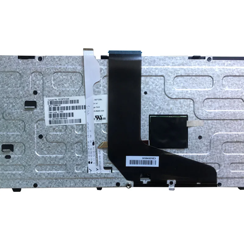 

Russian Backlit Laptop Keyboard for HP ZBOOK15 ZBOOK17 Zbook 15 17 G1 G2 733688-251 745663-251 MP-12023SUJ698W PK130TK2A05