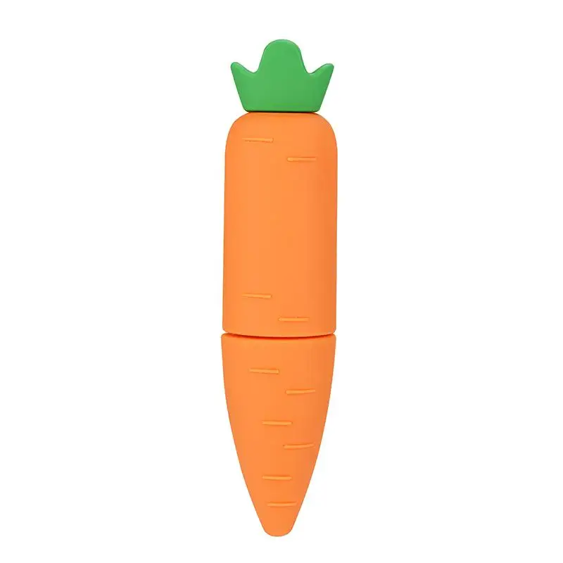Новая морковь USB 2,0 карта памяти флэш-накопитель 4 ГБ 8 ГБ 16 ГБ 32 ГБ 64 Гб Забавный растительный USB creativo кролик 128 ГБ - Цвет: Yellow