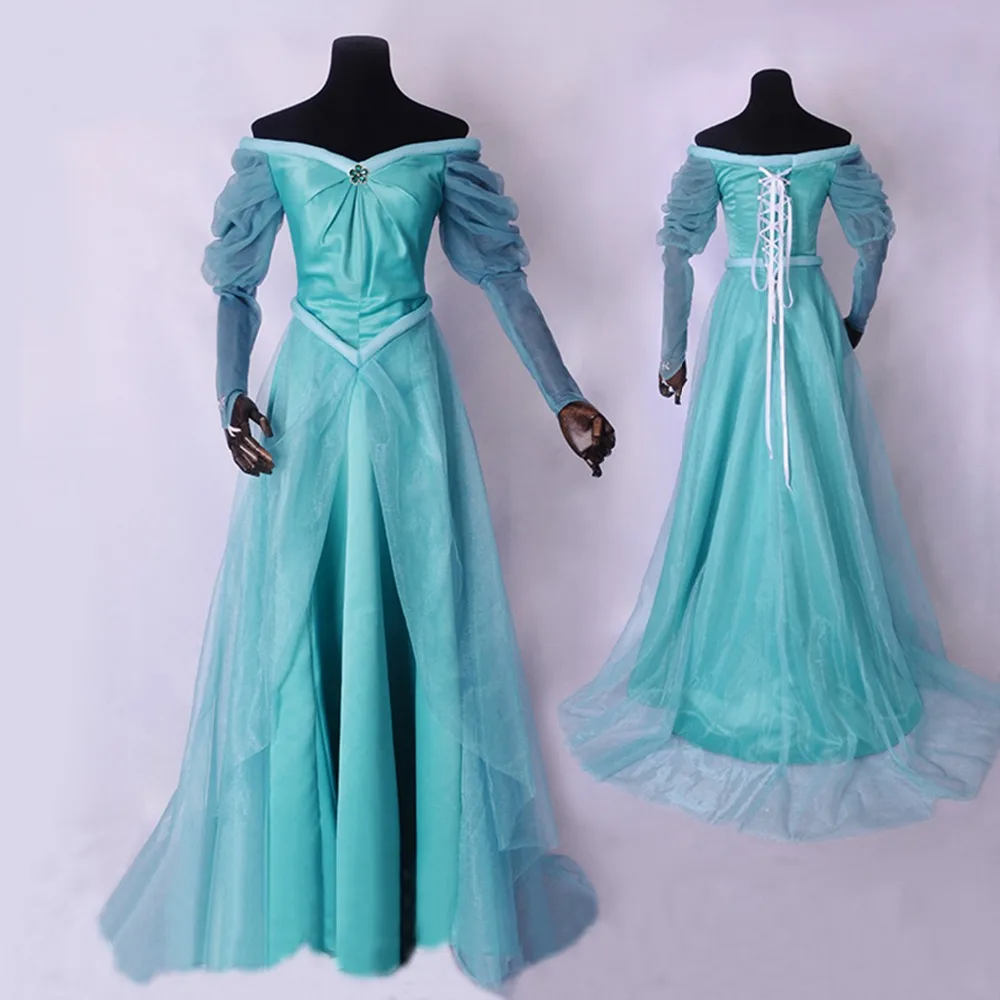 2017 реальные взрослые платья принцессы Aladdin Костюм Русалки для косплея