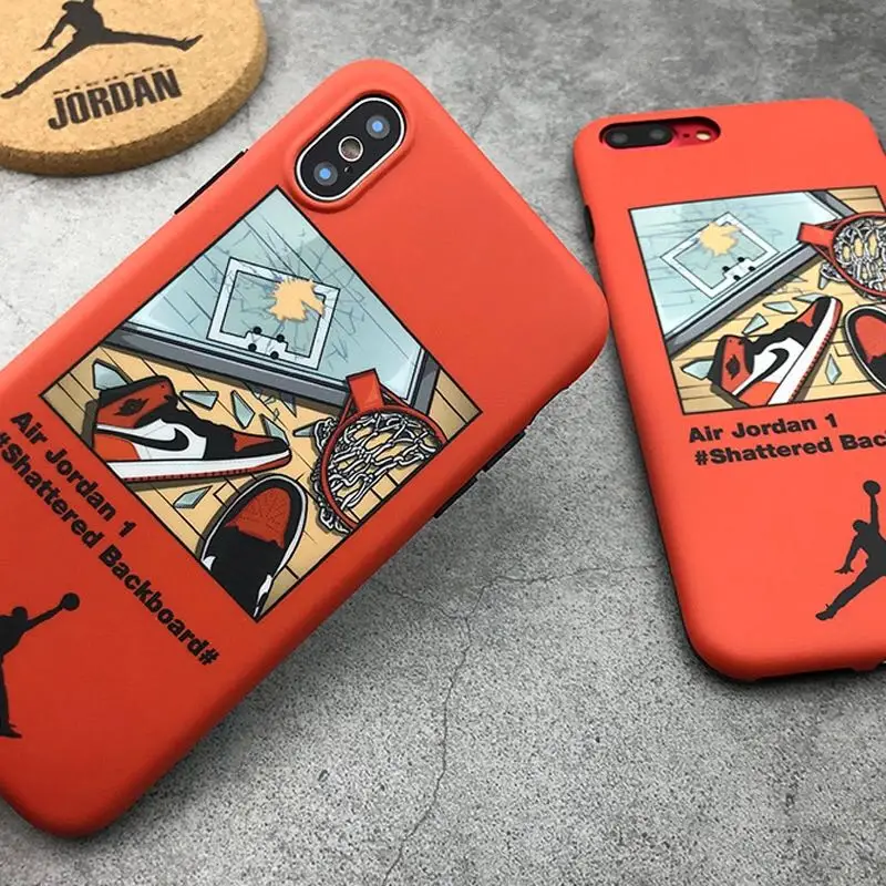 Роскошный тонкий NBA матовый чехол для телефона iPhone X 8 плюс 7 6 s 10 мода жесткий