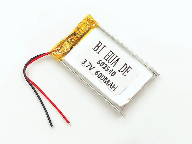 Li po 3 7 V 600mAh литий полимерный ионный аккумулятор для DVR записи MP3 MP4 игрушки GPS Смарт