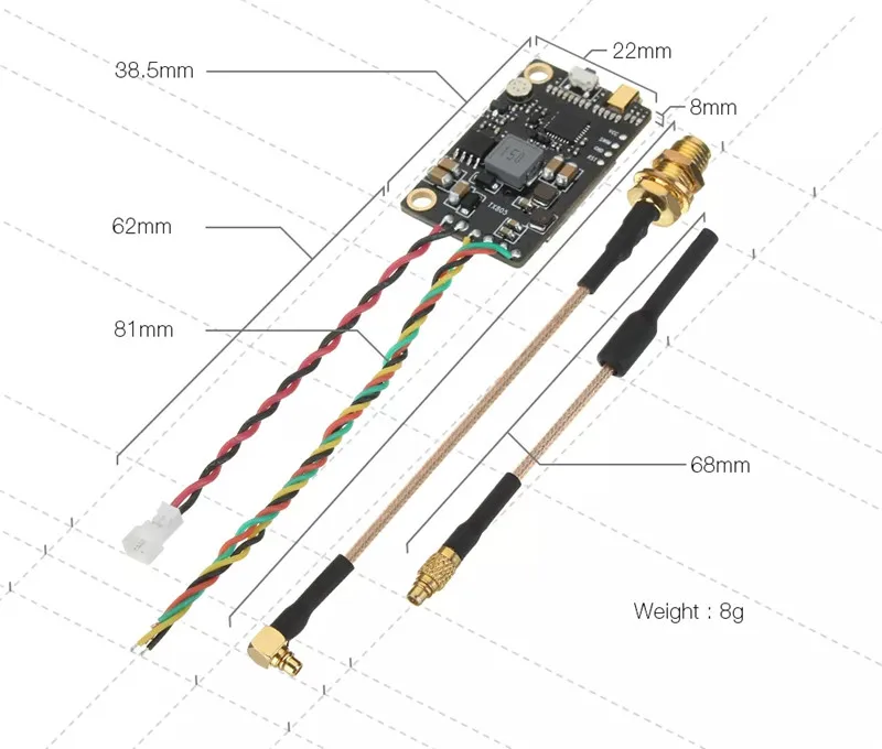 EV200D 1280*720 5,8 Г 72CH диверситивные FPV очки TX805 5,8G 40CH 25/200/600/800 передатчик mw FPV TX светодиодный RP-SMA