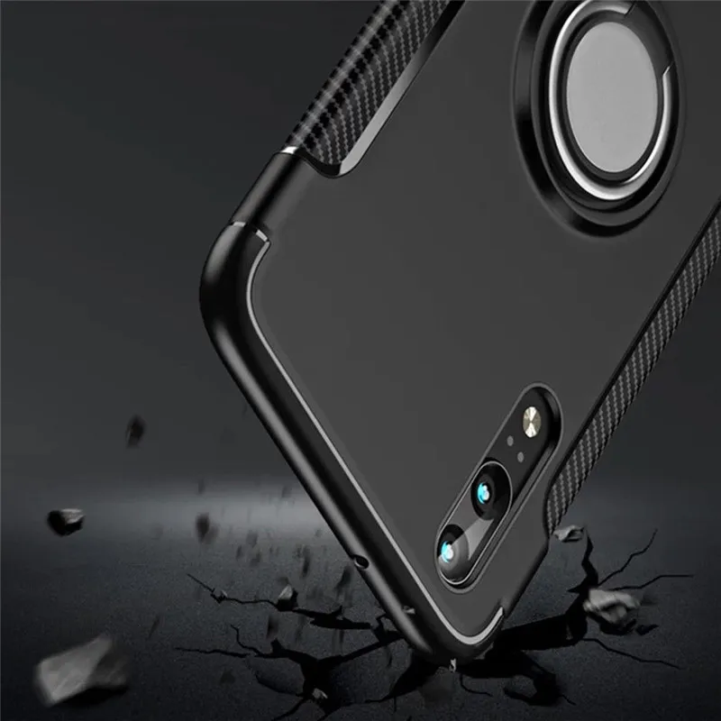 Сверхпрочный защитный чехол для huawei P20 Lite Pro P10 Plus Honor 8 9 7X Note 10 MATE 10 NOVA 2 3 3i View V10 8X MAX автомобильный держатель