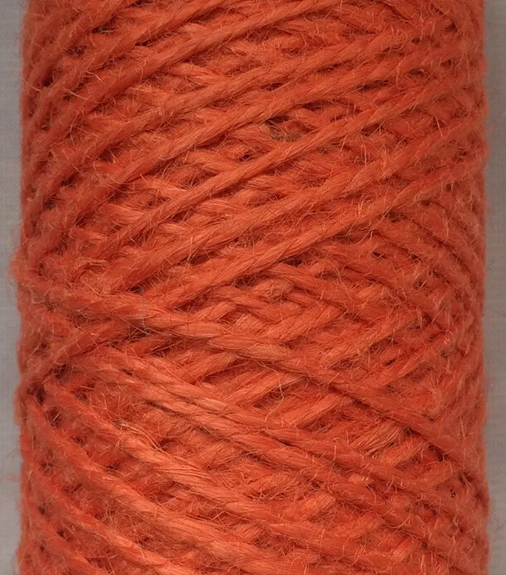 orange 1 шт 2ply 1,5 мм(100 м/катушка) цветной джутовый шнур-шпагат DIY декоративный аксессуар ручной работы джутовый канат - Цвет: orange