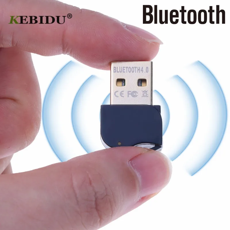 Kebidu USB беспроводной Bluetooth 4 0 адаптер ключ передатчик приемник Двойной режим для