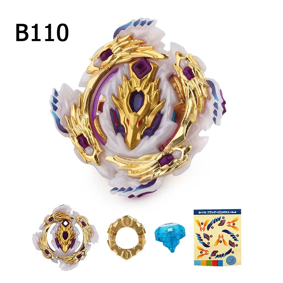 Takara Tomy Gold Edition все модели Bey Bay Burst игрушки подходят для любого пускового устройства Металл Fusion Бог спиннинг Топ лезвия игрушки - Цвет: B110