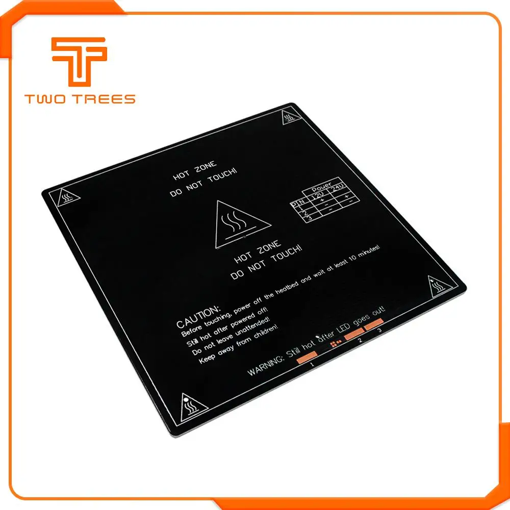 MK3 алюминиевый нагревательный стол 12 V/24 V PCB 250*250*3,0 мм части для принтера Reprap Мендель Горячие очаг 3D радиатор часть 3 мм алюминиевая пластина