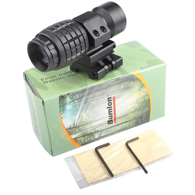 Тактический 3x лупа прицел Airsoft 3X30mm увеличительное область фокусировки