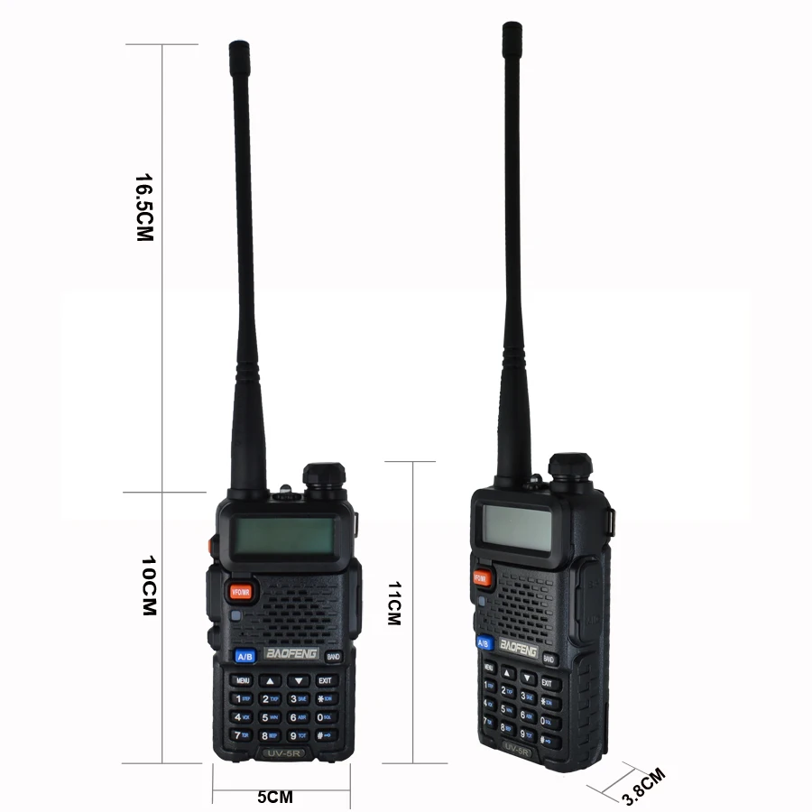 Baofeng UV-5R портативная рация профессиональная CB радиостанция Baofeng UV5R трансивер 5 Вт VHF UHF портативная UV 5R охотничья ветчина радио