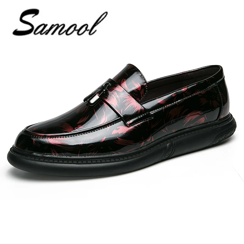 Split Leather Shoes Men Brand Footwear Non-slip Thick Sole Fashion Men's Casual Male High Quality Outdoor Loafers XX4 | Обувь