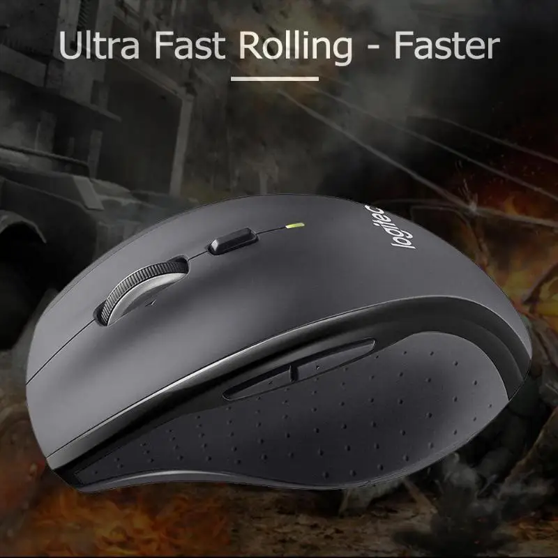 Беспроводная мышь logitech M705, 3 года, срок службы батареи, usb-приемник, серый цвет