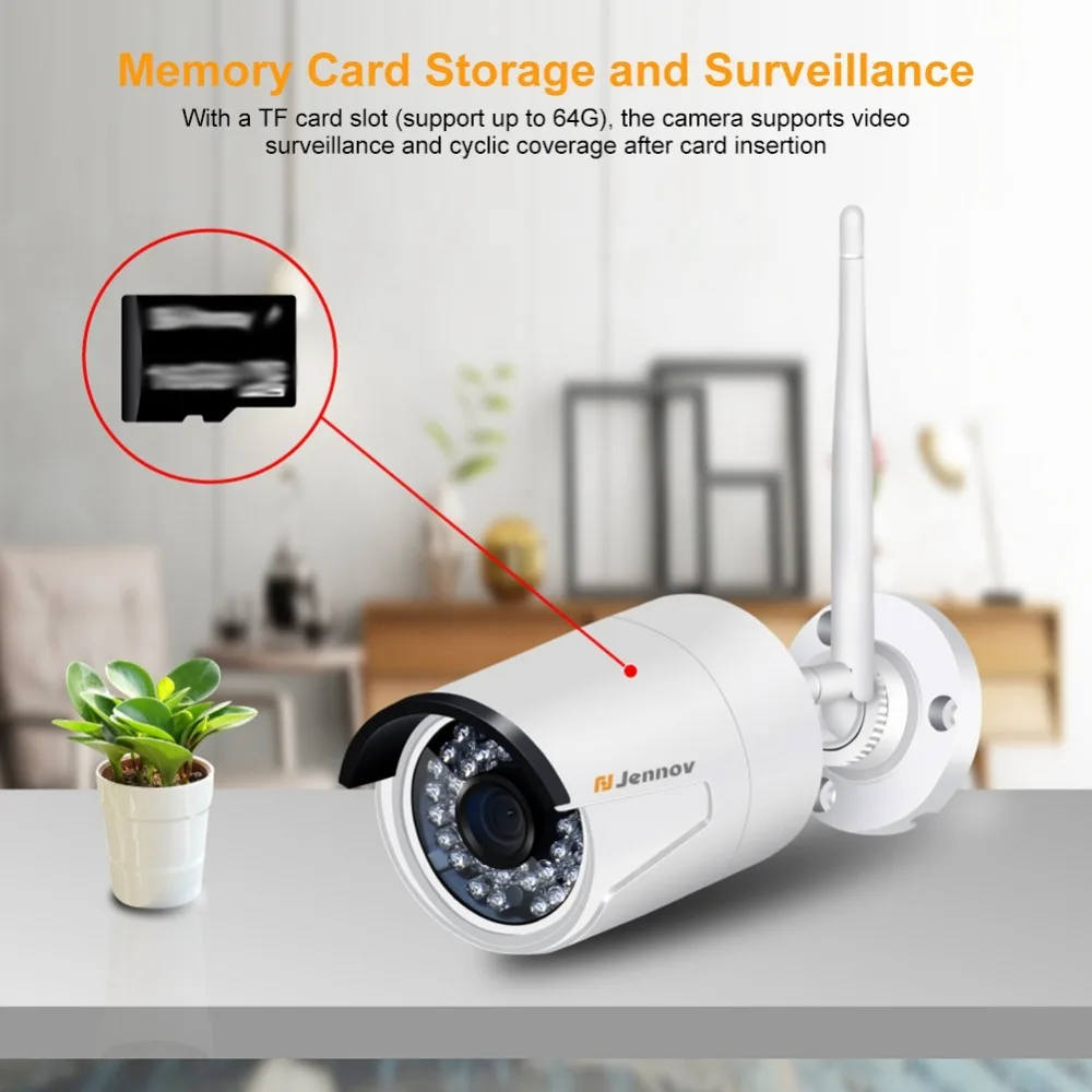 1080P ONVIF WI FI Водонепроницаемый Камеры Скрытого видеонаблюдения Беспроводной IP