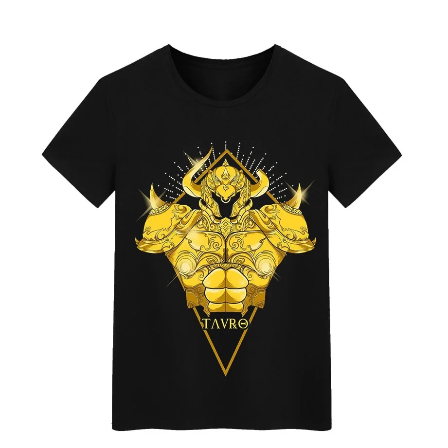 Unisex Anime Cos Saint Seiya Saori Kido Sion T-Shirt Tee Shirt Mu Aldebaran Cotton Casual | Мужская одежда