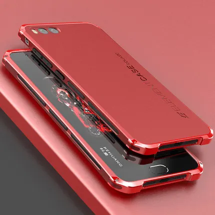 Red Чехол для телефона для Xiaomi Mi Note 3 бампер оригинальная алюминиевая металлическая рамка+ Жесткий PC задняя крышка защитный чехол для Xiaomi Mi Note 3 - Цвет: Red