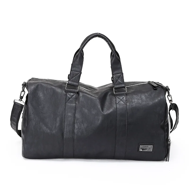 New Arrival Leather Travel Bags Luxury Men Large Capacity Male Shoulder Men's Handbags Vintage Duffle Fitness Bag | Багаж и сумки