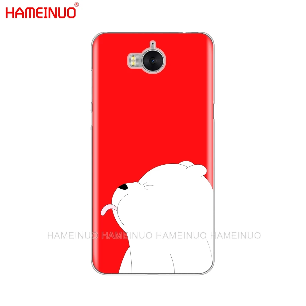 HAMEINUO милый Рождественский и новогодний чехол с медведем для телефона huawei honor 3C 4X 4C