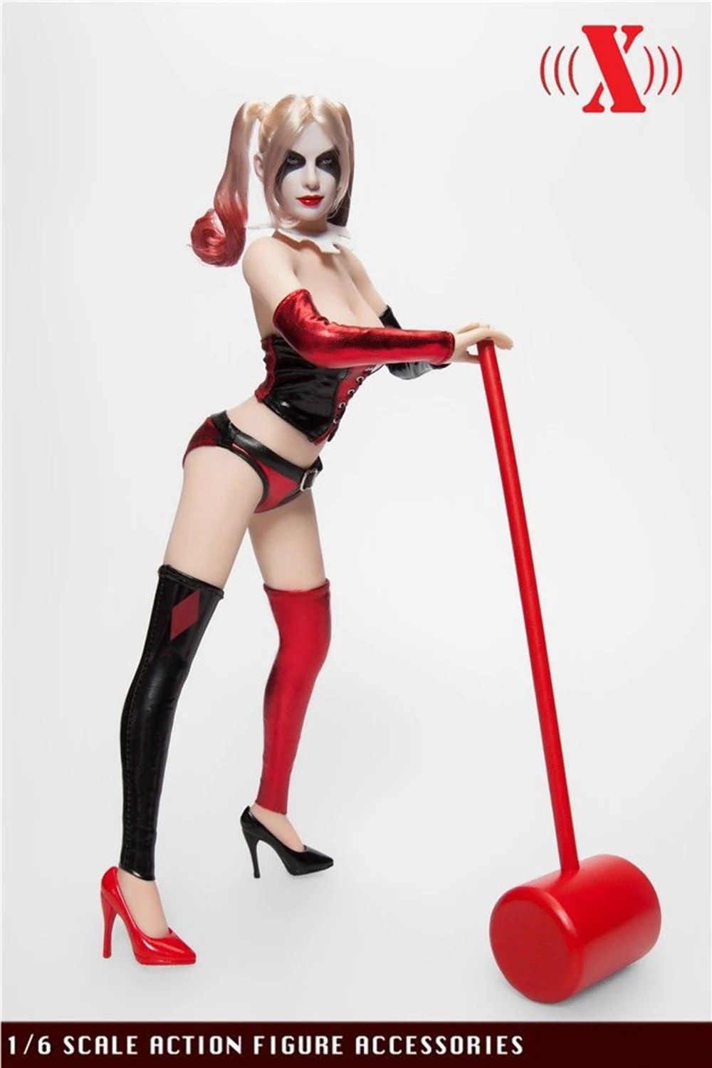 Карнавальный костюм полный комплект одежды 1/6 X-013 самоубийц Гарри Куинн женский джокер голова резной комплект одежды для 12 ''экшн фигуры тела