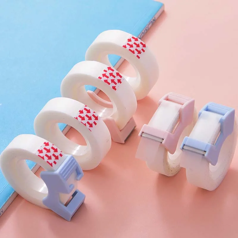 

2 Pcs/Set Brand Student Writing Copy Tape Quality School Office Supplies Transparent Masking Tape Stationery Washi Tapes